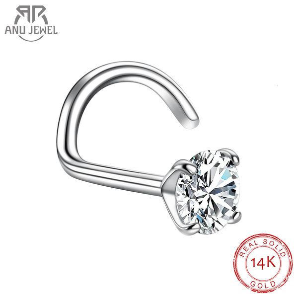 navel bell button rings anujewel solid 14k gold 2018g nose ring m diamond pierce body jewelry wholesale with certificate making 230729, Silver
navel bell button rings anujewel solid 14k gold 2018g nose ring m diamond pierce body jewelry wholesale with certificate making 230729, Silver