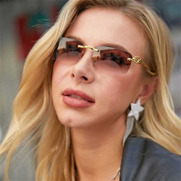 50% off wholesale of sunglasses women new online celebrity leopard head mirror leg frameless sunglasses for men, White;black
50% off wholesale of sunglasses women new online celebrity leopard head mirror leg frameless sunglasses for men, White;black