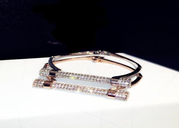 full cz diamondstudded bangle silver rose gold bracelet for women9887949, Black
full cz diamondstudded bangle silver rose gold bracelet for women9887949, Black