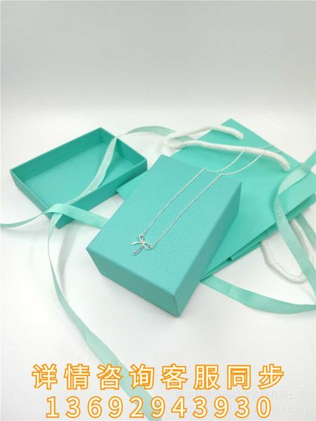 brand tiffay s925 silver classic new minimalist temperament collarbone fashion versatile bow pendant necklace, Black 
brand tiffay s925 silver classic new minimalist temperament collarbone fashion versatile bow pendant necklace, Black