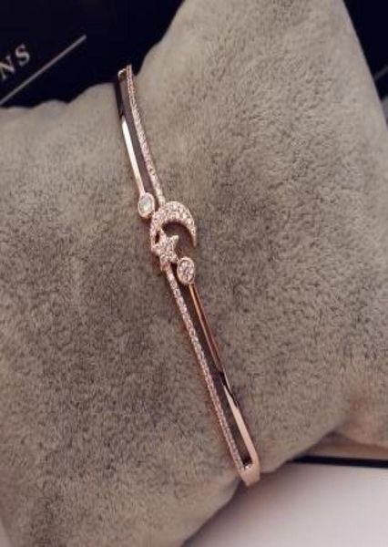 luxury cubic zirconia star moon charm bracelet rose gold plated bangle for women wedding party jewelry christmas gift58303592035253, Black
luxury cubic zirconia star moon charm bracelet rose gold plated bangle for women wedding party jewelry christmas gift58303592035253, Black