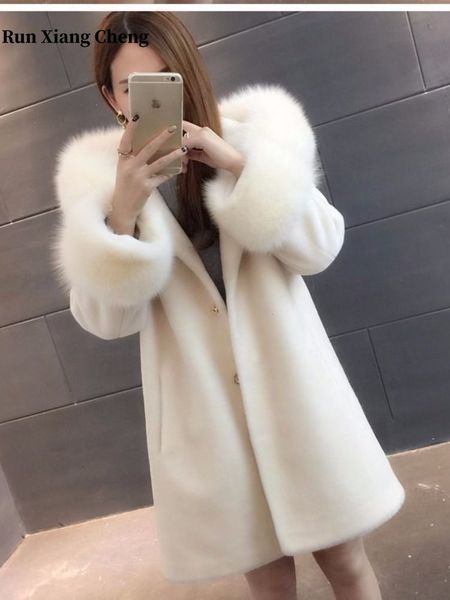 women s jackets fur 2023 autumn winter hooded imitation hair fashion coat style elegant slim 230729, Black;brown
women s jackets fur 2023 autumn winter hooded imitation hair fashion coat style elegant slim 230729, Black;brown