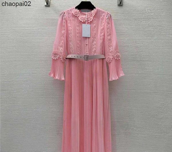 new-s-elf-portrait chiffon lace maxi dress pleated pink dress for women, White;black
new-s-elf-portrait chiffon lace maxi dress pleated pink dress for women, White;black