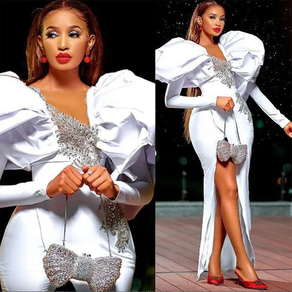 2023 aso ebi white sheath prom dress beaded crystals evening formal party second reception birthday engagement gowns dresses robe de soiree, Black
2023 aso ebi white sheath prom dress beaded crystals evening formal party second reception birthday engagement gowns dresses robe de soiree, Black