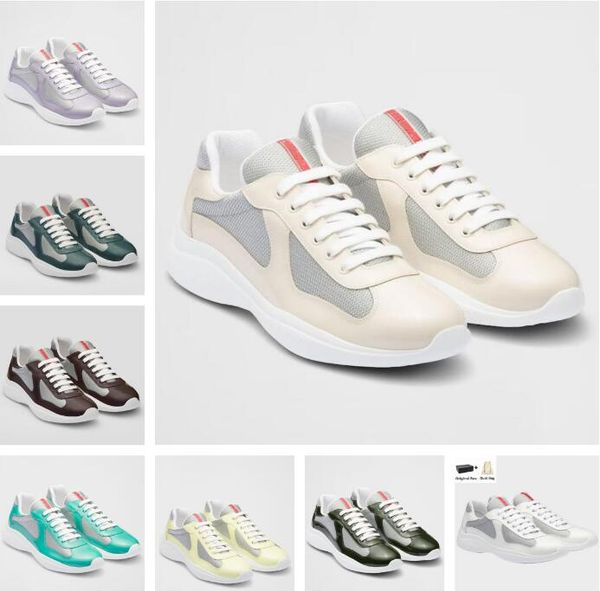 luxury 2023s/s america's cup sneakers shoes men patent leather & rubber sole fabric trainers wholesale discount runer sports with box e, Black
luxury 2023s/s america's cup sneakers shoes men patent leather & rubber sole fabric trainers wholesale discount runer sports with box e, Black