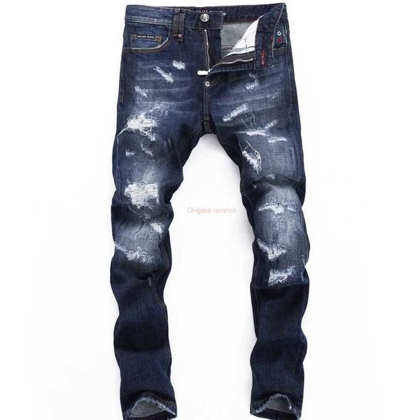 designer clothing amires jeans denim pants amies 22 fashion brand pp mens scratched patch slim fit elastic personality youth feet heavy duty, Blue
designer clothing amires jeans denim pants amies 22 fashion brand pp mens scratched patch slim fit elastic personality youth feet heavy duty, Blue