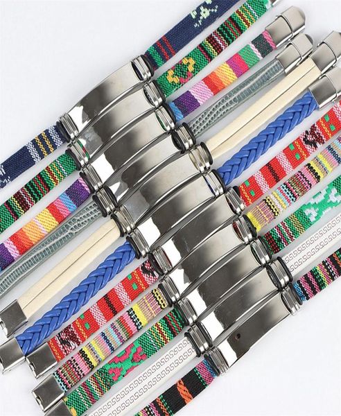 fashion simple smooth stainless steel leather bracelets bangles jewelry for men mix style personality whole 10pcslot7604781, Golden;silver
fashion simple smooth stainless steel leather bracelets bangles jewelry for men mix style personality whole 10pcslot7604781, Golden;silver