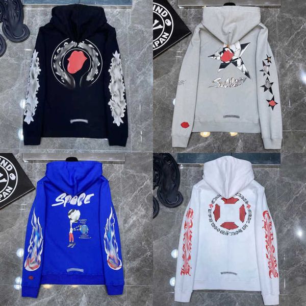 fashion luxury men's jackets hoodies brand ch sweatshirts designers zipper hooded sweater men women casual pullover sanskrit horseshoe, Black
fashion luxury men's jackets hoodies brand ch sweatshirts designers zipper hooded sweater men women casual pullover sanskrit horseshoe, Black