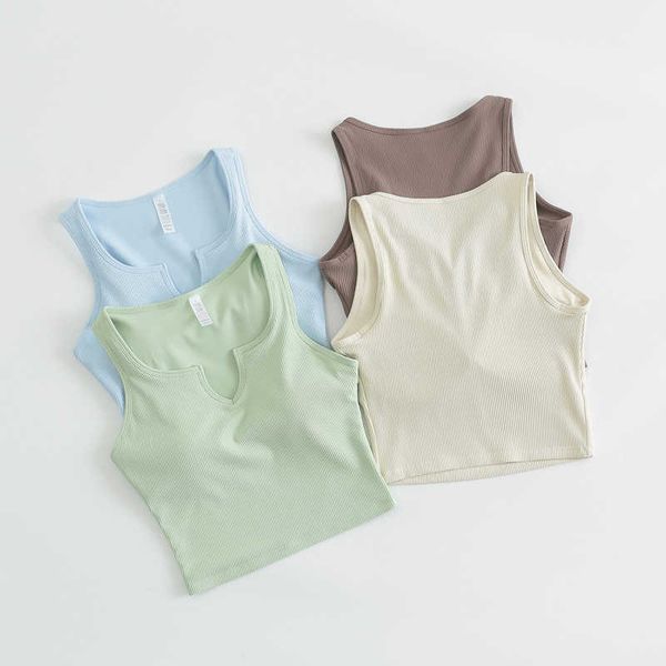 lulu bra summer ribbed deep v neck sports vest women cropped tank seamless medium support slim yoga shirts built-in shelf woman shirt
lulu bra summer ribbed deep v neck sports vest women cropped tank seamless medium support slim yoga shirts built-in shelf woman shirt