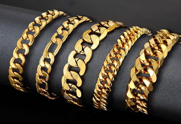 link chain mens gold men bracelet cuban stainless steel bracelets for man braslet color jewelrylink8176729, Black
link chain mens gold men bracelet cuban stainless steel bracelets for man braslet color jewelrylink8176729, Black