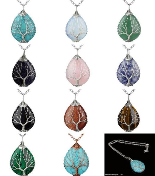 silver chain natural pink quartz opal agate stone pendant necklaces handmade tree of life wrapped drop crystal necklace1383959
silver chain natural pink quartz opal agate stone pendant necklaces handmade tree of life wrapped drop crystal necklace1383959