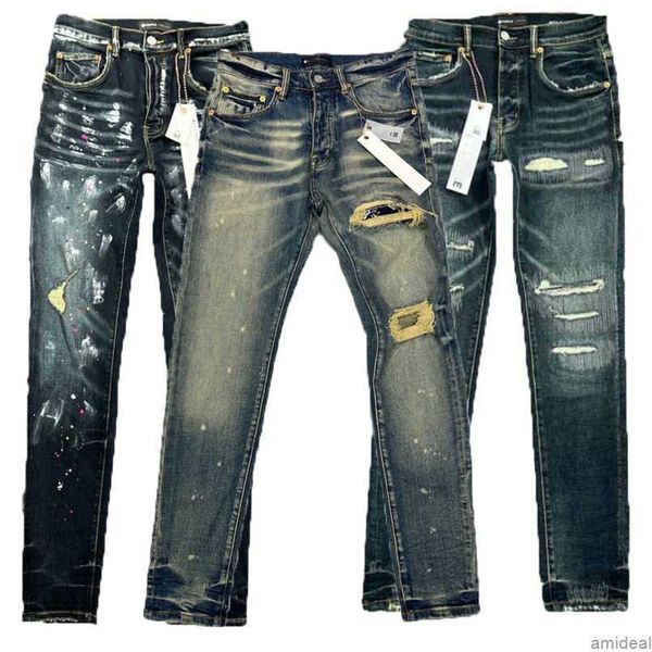designer purple jeans mens jean men's high streetwear for embroidery pants womens oversize ripped patch hole denim straight fashion sli, Blue
designer purple jeans mens jean men's high streetwear for embroidery pants womens oversize ripped patch hole denim straight fashion sli, Blue