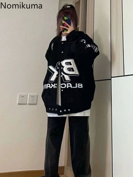 womens jackets y2k coat women streetwear bf letter print vintage outwear oversized harajuku hiphop casual fashion jackets ropa mujer 230729, Black;brown
womens jackets y2k coat women streetwear bf letter print vintage outwear oversized harajuku hiphop casual fashion jackets ropa mujer 230729, Black;brown