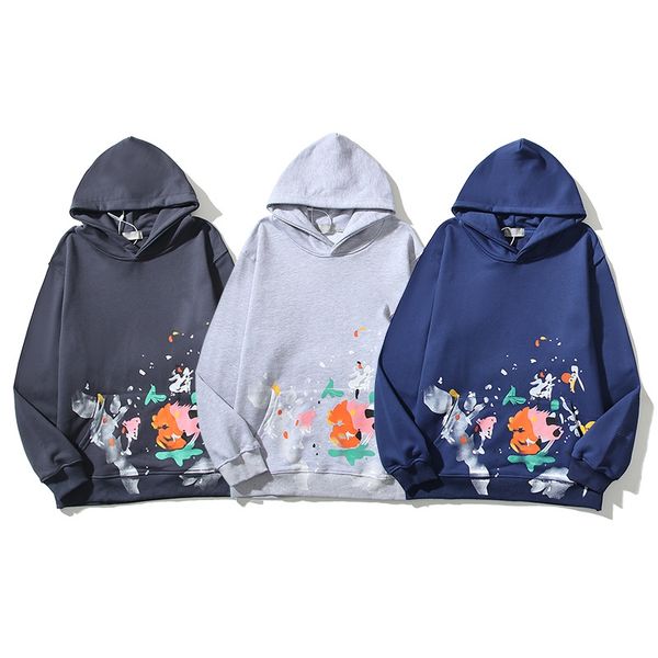 designer men's sweater fall and winter new niche american hand-painted graffiti ink splatter pattern hooded sweatshirt men and women co, Black
designer men's sweater fall and winter new niche american hand-painted graffiti ink splatter pattern hooded sweatshirt men and women co, Black