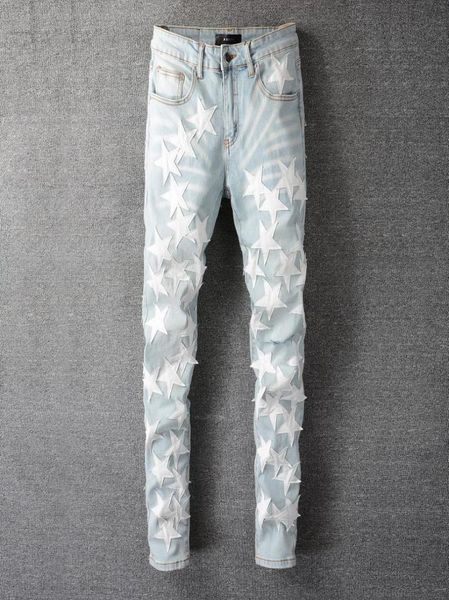 mens designer jeans star high elastics distressed ripped slim fit motorcycle biker denim for men s fashion black pants 20ss pour h6361677, Blue
mens designer jeans star high elastics distressed ripped slim fit motorcycle biker denim for men s fashion black pants 20ss pour h6361677, Blue