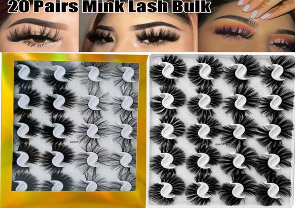 20 pairs set 25mm mixed styles 3d mink false eyelashes natural long lashes handmade wispies bushy fluffy eye makeup tools242h8054415
20 pairs set 25mm mixed styles 3d mink false eyelashes natural long lashes handmade wispies bushy fluffy eye makeup tools242h8054415