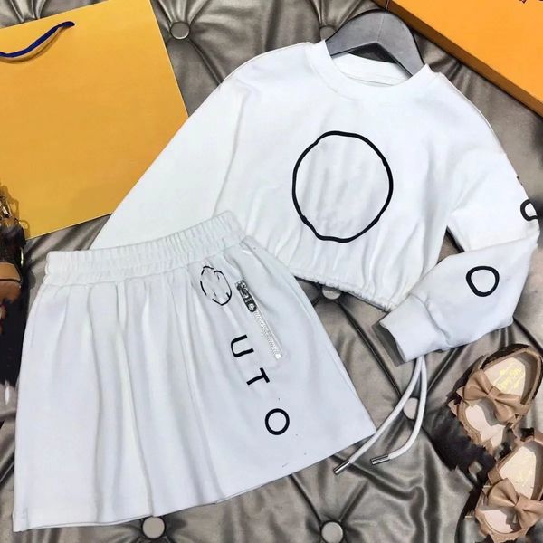 g baby girls monograms clothing sets children ophidia casual clothes 2023 spring kids vacation outfits fall cartoon long sleeve t shirt skir, White
g baby girls monograms clothing sets children ophidia casual clothes 2023 spring kids vacation outfits fall cartoon long sleeve t shirt skir, White