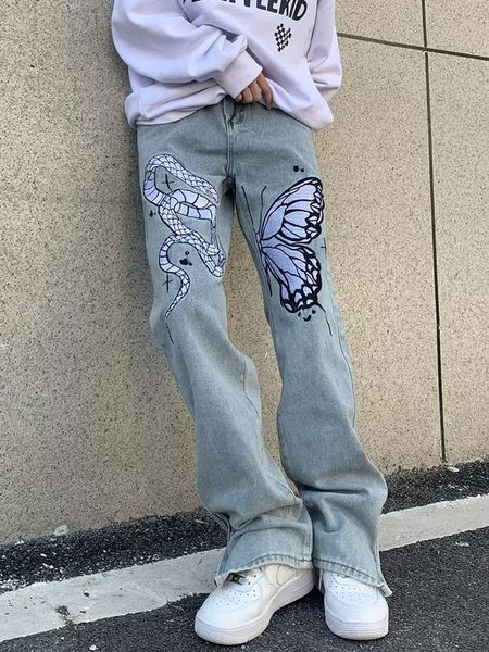 mens jeans solid color embroidered loose fitting jeans animal pattern embroidery design mens casual pants y2k wide leg mens clothing 230729, Blue
mens jeans solid color embroidered loose fitting jeans animal pattern embroidery design mens casual pants y2k wide leg mens clothing 230729, Blue