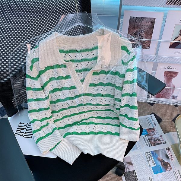 women's t-shirt hollow out loose casual women knit pullovers tees t-shirt short sleeves turn-down neck elegant lady crop clothes 23072, White
women's t-shirt hollow out loose casual women knit pullovers tees t-shirt short sleeves turn-down neck elegant lady crop clothes 23072, White