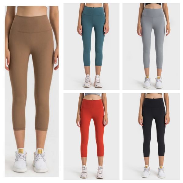 lulu women's yoga pants solid color sports fitness clothing leggings high waist elastic fitness pants
lulu women's yoga pants solid color sports fitness clothing leggings high waist elastic fitness pants