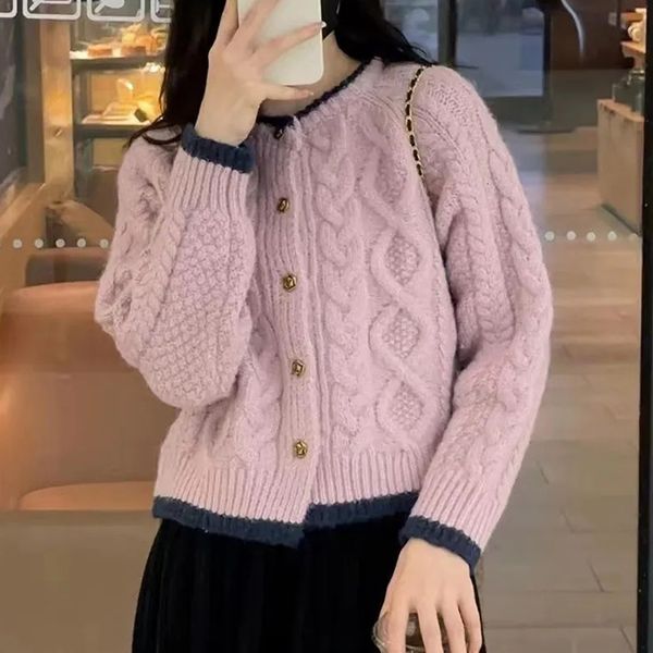 women's knits tees lucyever autumn winter knit cardigan women vintage thicken warm twist sweater coat woman korean loose all-match soft, White
women's knits tees lucyever autumn winter knit cardigan women vintage thicken warm twist sweater coat woman korean loose all-match soft, White