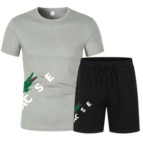 2023 fashion summer men's tracksuit short sleeve shorts set 2-piece classic men's t-shirt beach pants 2-piece tracksuit plus size, White;black
2023 fashion summer men's tracksuit short sleeve shorts set 2-piece classic men's t-shirt beach pants 2-piece tracksuit plus size, White;black