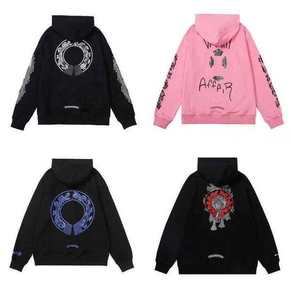 men's fashion luxury jackets hoodies brandch sweatshirts designers zipper hooded sweater men women casual pullover sanskrit horseshoe h, Black
men's fashion luxury jackets hoodies brandch sweatshirts designers zipper hooded sweater men women casual pullover sanskrit horseshoe h, Black