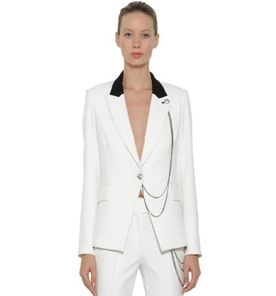 new women blazers white single button classic suit jacket office lady slim formal outwear work coat p7888722879, White;black
new women blazers white single button classic suit jacket office lady slim formal outwear work coat p7888722879, White;black