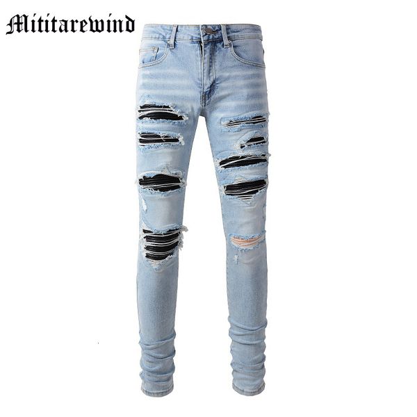 mens jeans high street jeans ripped hole fashion mens denim slim pants y2k micro stretch trousers y2k style youth clothing casual daily 2307, Blue
mens jeans high street jeans ripped hole fashion mens denim slim pants y2k micro stretch trousers y2k style youth clothing casual daily 2307, Blue