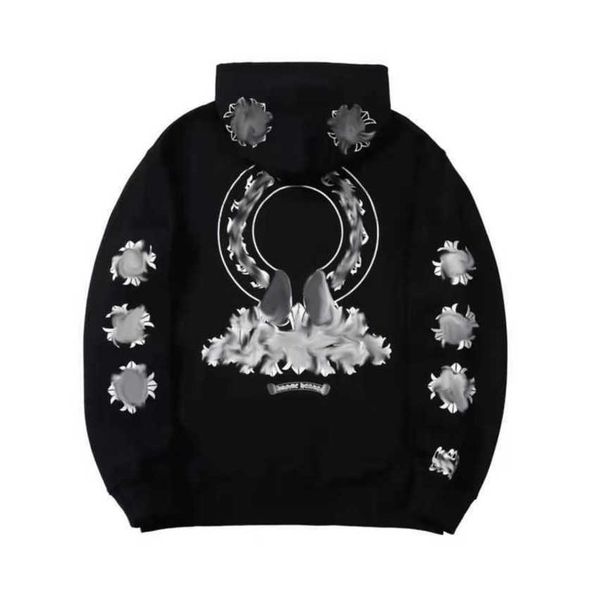 men's luxury jackets fashion hoodies brand ch sweatshirts designers zipper hooded sweater men women casual pullover sanskrit horseshoe, Black
men's luxury jackets fashion hoodies brand ch sweatshirts designers zipper hooded sweater men women casual pullover sanskrit horseshoe, Black