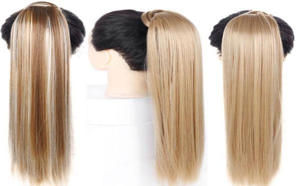 24 inches long straight ponytail clip in pony tail synthetic hair extension extensions wrap on hair pieces fake ponytail4030766, Black
24 inches long straight ponytail clip in pony tail synthetic hair extension extensions wrap on hair pieces fake ponytail4030766, Black
