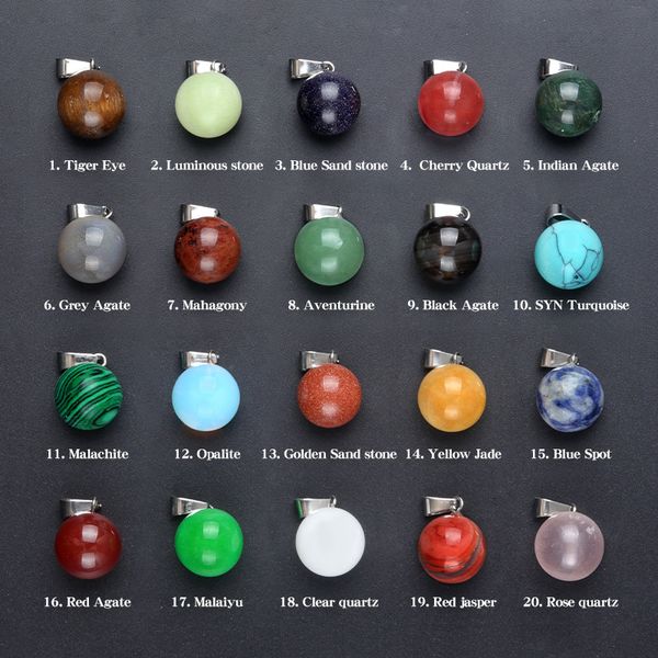 14mm round ball bead charms jewelry healing crystal rose quartz agate chakra women men natural stone pendants, Bronze;silver
14mm round ball bead charms jewelry healing crystal rose quartz agate chakra women men natural stone pendants, Bronze;silver