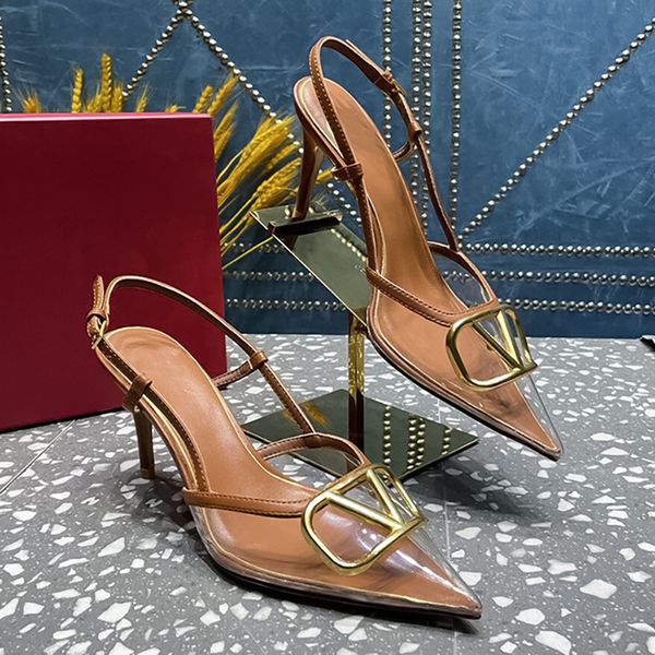 metal buckle sandals womens shoes with stiletto heels summer new pvc high sense transparent party commuter single shoes 8cm sizes 35-43 +box, Black
metal buckle sandals womens shoes with stiletto heels summer new pvc high sense transparent party commuter single shoes 8cm sizes 35-43 +box, Black