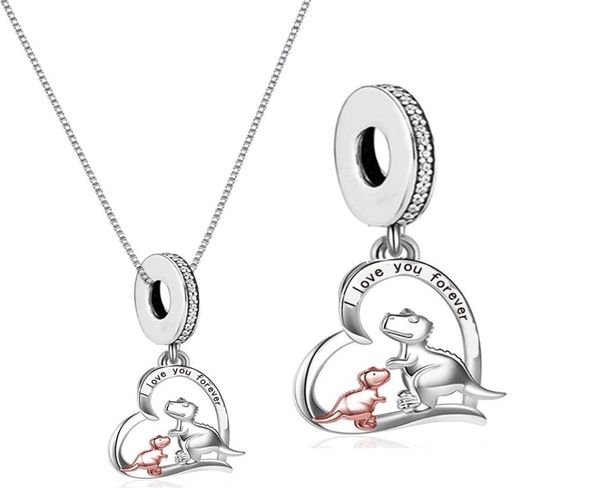 fit original charm bracelet 925 sterling silver rose gold dinosaur mom and baby heart frame with clear zircon pendant beads for making women, Black
fit original charm bracelet 925 sterling silver rose gold dinosaur mom and baby heart frame with clear zircon pendant beads for making women, Black
