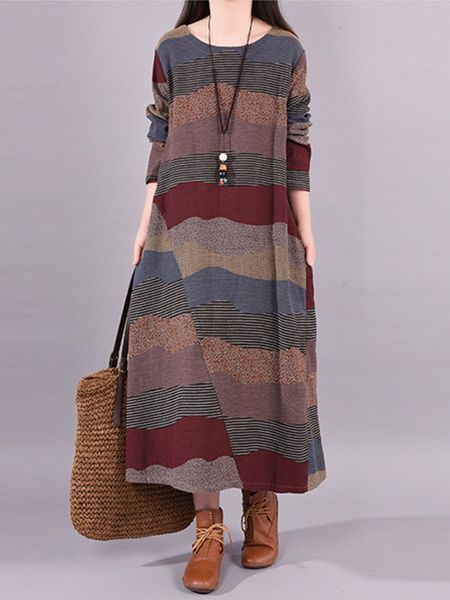 basic casual dresses spring autumn fashion ladies stitching striped round neck woman dress long sleeve s loose vintage 230729, Black;gray
basic casual dresses spring autumn fashion ladies stitching striped round neck woman dress long sleeve s loose vintage 230729, Black;gray