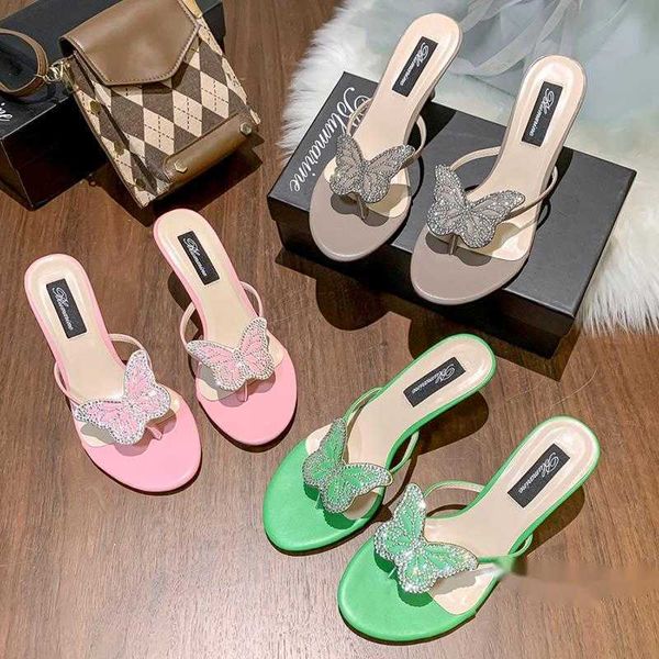 designer women sandals butterfly rhinestones embellished thong sandal kitten heel luxury womens slippers fashion lady summer outdoor slides, Black
designer women sandals butterfly rhinestones embellished thong sandal kitten heel luxury womens slippers fashion lady summer outdoor slides, Black