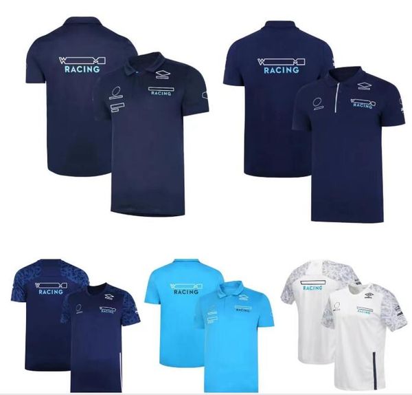f1 racing polo shirt shirt new team short-sleeved t-shirt with the same customization