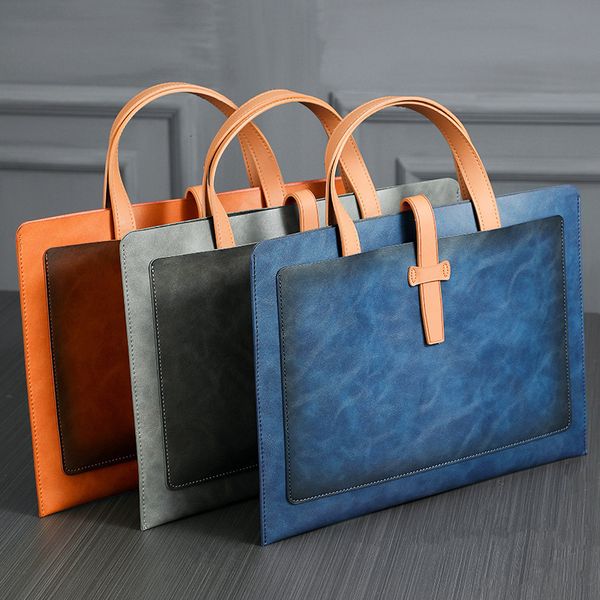 lapbags fashion business document bag leather large handbag briefcase portable work office storage custom letters 230729
lapbags fashion business document bag leather large handbag briefcase portable work office storage custom letters 230729