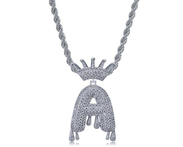 custom crown bail drip bubble initial letters az chain necklaces pendant for men women gold silver color cubic zircon hip hop j1363588
custom crown bail drip bubble initial letters az chain necklaces pendant for men women gold silver color cubic zircon hip hop j1363588