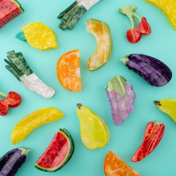 berets french acetate fruit vegetable design women's hair clip summer beach claw headdress for travel novelty color headwear 230729, Blue;gray
berets french acetate fruit vegetable design women's hair clip summer beach claw headdress for travel novelty color headwear 230729, Blue;gray