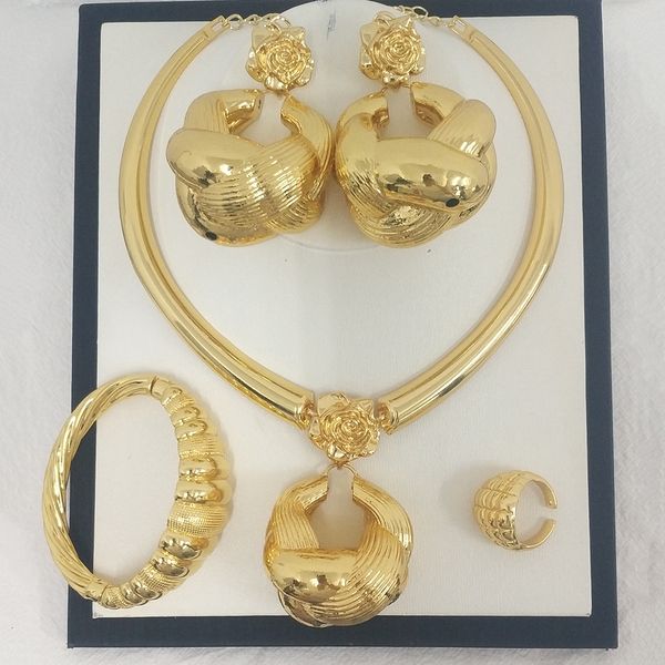 wedding jewelry sets dubai gold color set for women indian earring necklace nigeria moroccan bridal accessorie bracelet party 230729, Slivery;golden
wedding jewelry sets dubai gold color set for women indian earring necklace nigeria moroccan bridal accessorie bracelet party 230729, Slivery;golden