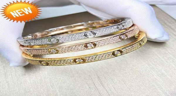 2022 luxury fine brand pure 925 sterling silver jewelry for women easy lock bangle rose yellow gold full diamond love bangle w7002036, Black
2022 luxury fine brand pure 925 sterling silver jewelry for women easy lock bangle rose yellow gold full diamond love bangle w7002036, Black