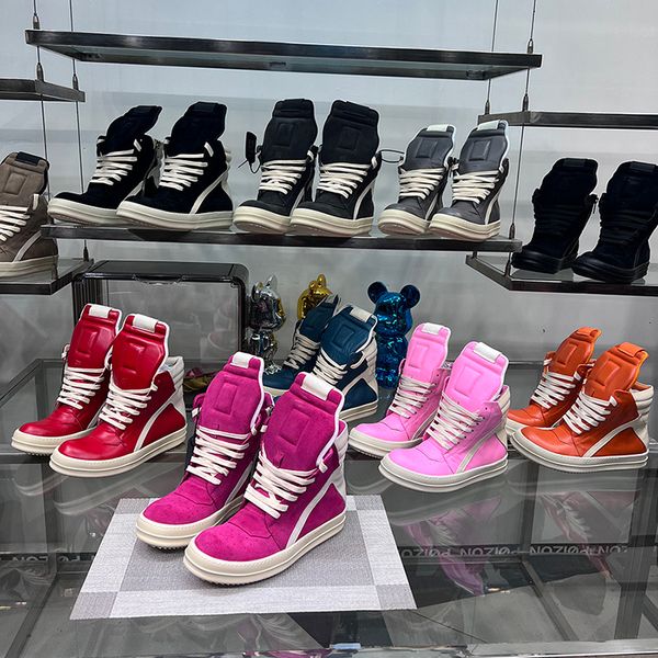 dress shoes dekherw boots men leather 2023 bright pink cow suede lace up zipper thick soled ro owens geobasket women sports casual 230729, Black
dress shoes dekherw boots men leather 2023 bright pink cow suede lace up zipper thick soled ro owens geobasket women sports casual 230729, Black