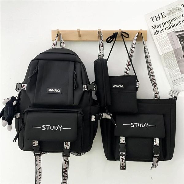 backpacks 4 in 1 school backpack set harajuku school bag for teenager girls boys travel backbag student canvas bookbag rucksack trend 230729
backpacks 4 in 1 school backpack set harajuku school bag for teenager girls boys travel backbag student canvas bookbag rucksack trend 230729