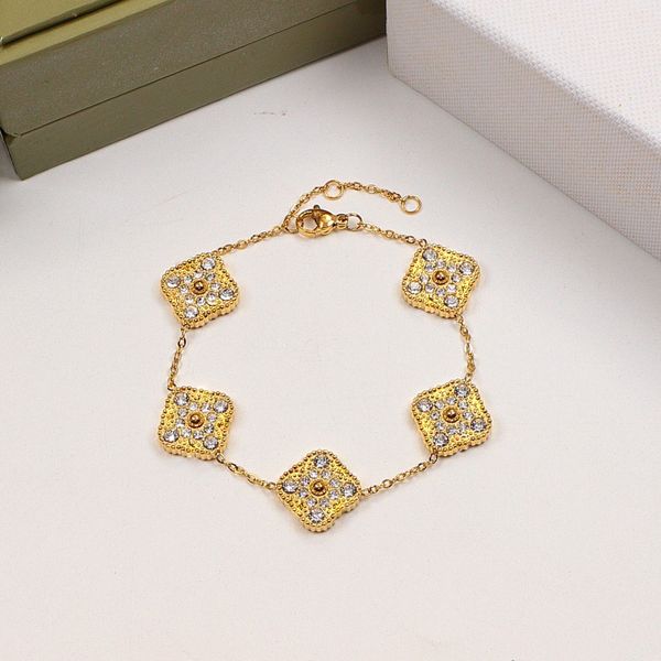 clover bracelet classic five-flowered single flower double-sided penplated bracelets designer for women tennis bracelet gold bracelet, Golden;silver
clover bracelet classic five-flowered single flower double-sided penplated bracelets designer for women tennis bracelet gold bracelet, Golden;silver