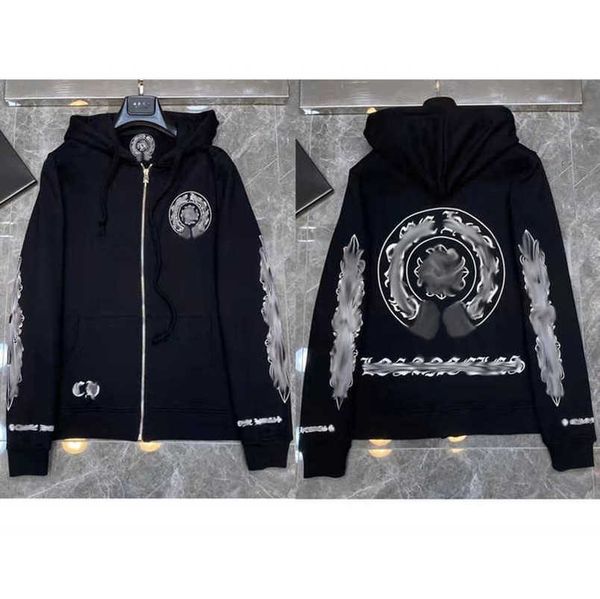 luxury fashion men's sweatshirts jackets brandch hoodies zipper hooded men women designers sanskrit horseshoe cross pullover sweater ho, Black
luxury fashion men's sweatshirts jackets brandch hoodies zipper hooded men women designers sanskrit horseshoe cross pullover sweater ho, Black