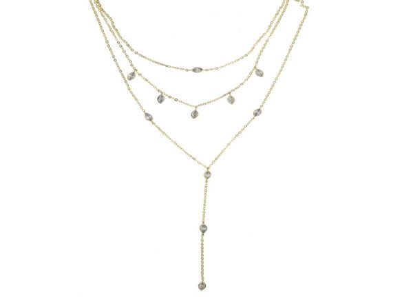 2018 fashion three layers tiny tear water drop long chain necklaces for women ladies pave shiny cz luxury weddin6369290, Silver
2018 fashion three layers tiny tear water drop long chain necklaces for women ladies pave shiny cz luxury weddin6369290, Silver