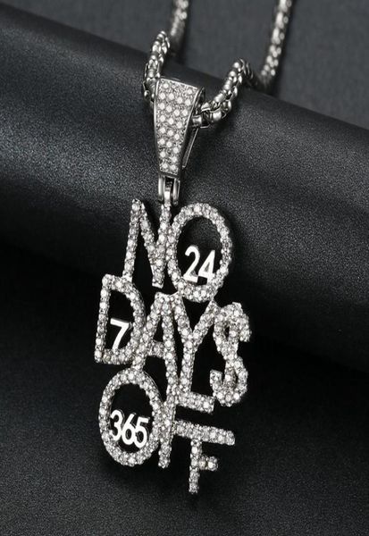 men hiphop iced out no day off letter pendant necklaces pave setting zircon fashion hip hop pendants necklace jewelry gift281l96515097468, Silver
men hiphop iced out no day off letter pendant necklaces pave setting zircon fashion hip hop pendants necklace jewelry gift281l96515097468, Silver