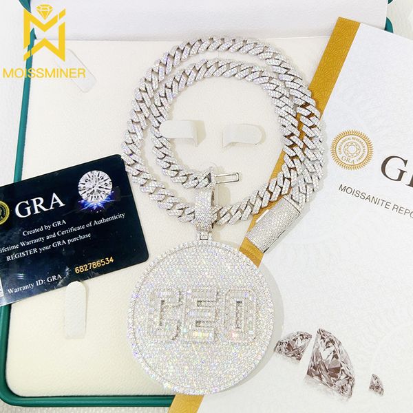 pendant necklaces custom letters round pendants necklaces for women s925 silver hip hop jewelry pass diamonds tester with gra 230728
pendant necklaces custom letters round pendants necklaces for women s925 silver hip hop jewelry pass diamonds tester with gra 230728
