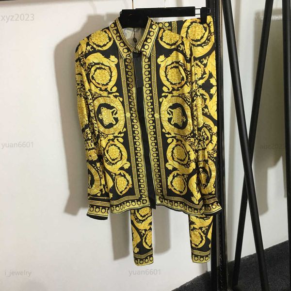 designer women tracksuits shirt suit size s-l 2pcs european american retro printed shirts and slim fitting leggings july28, White
designer women tracksuits shirt suit size s-l 2pcs european american retro printed shirts and slim fitting leggings july28, White
